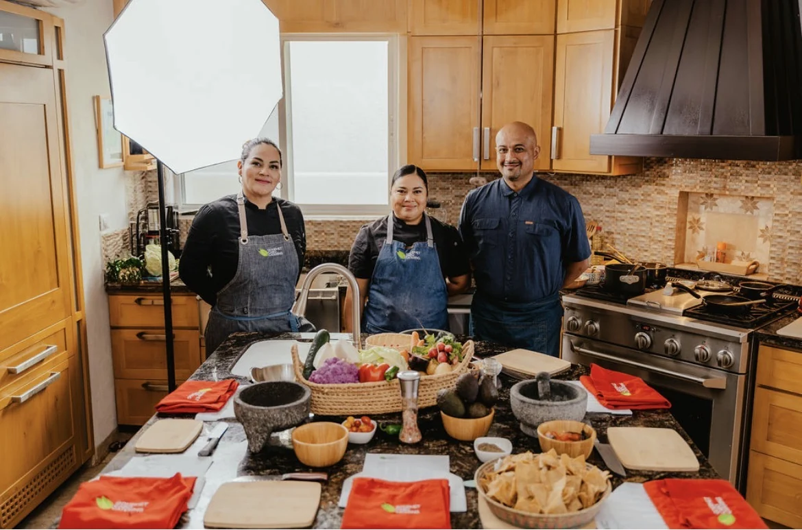 Gourmet Cabo Catering chefs in a Los Cabos villa kitchen